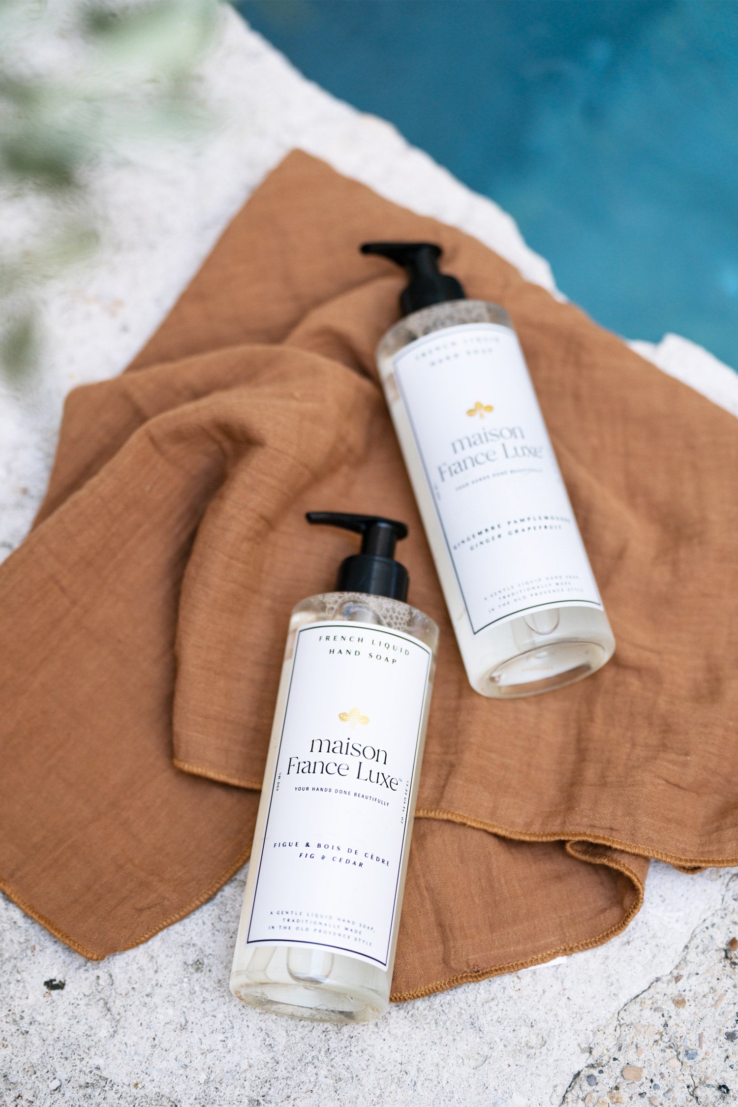 French Liquid Hand soap, made with luxurious plant-based ingredients.