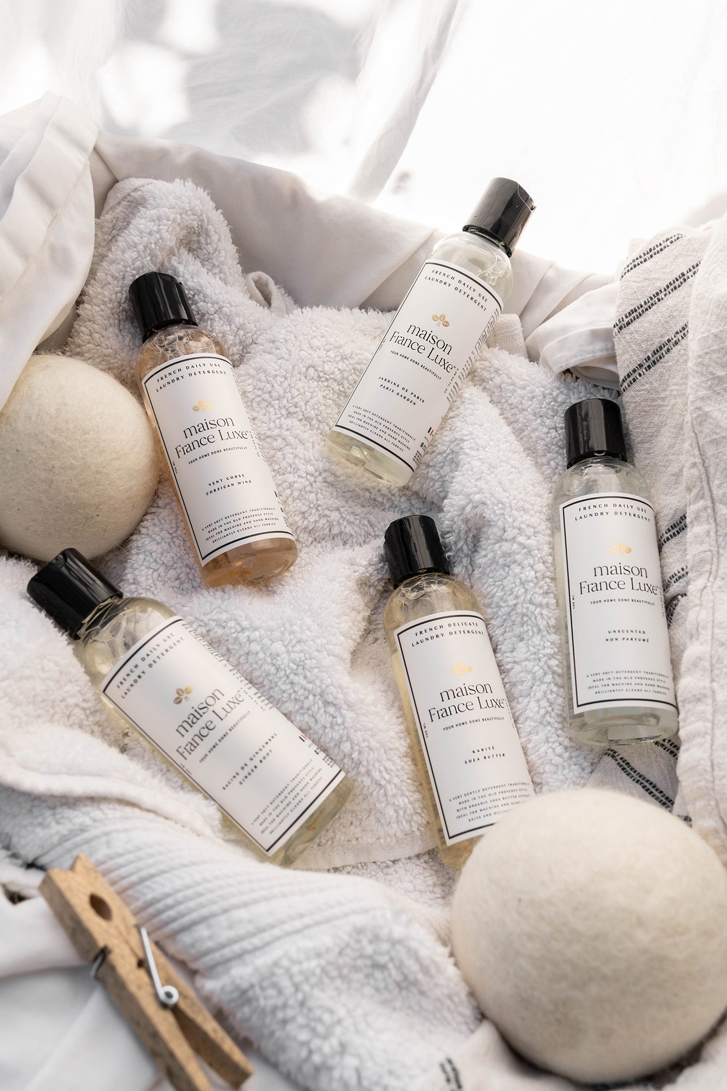 Sample Luxury Laundry Detergents to find your favorite, made in France Laundry soap